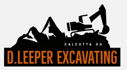 D. Leeper Excavating Logo